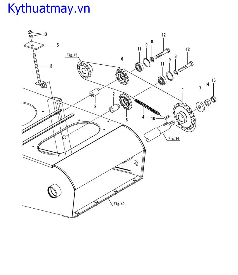 Truyền động cấp lúa số 2